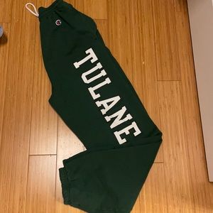 Champion Tulane Sweatpants - excellent condition S